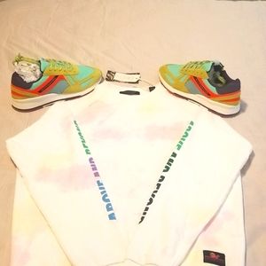 Scotch & Soda Men's Tie-dye crewneck organic cotton sweatshirt "NEW" W/Tags!